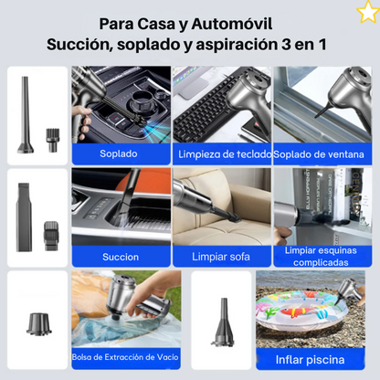 Aspiradora de auto portatil