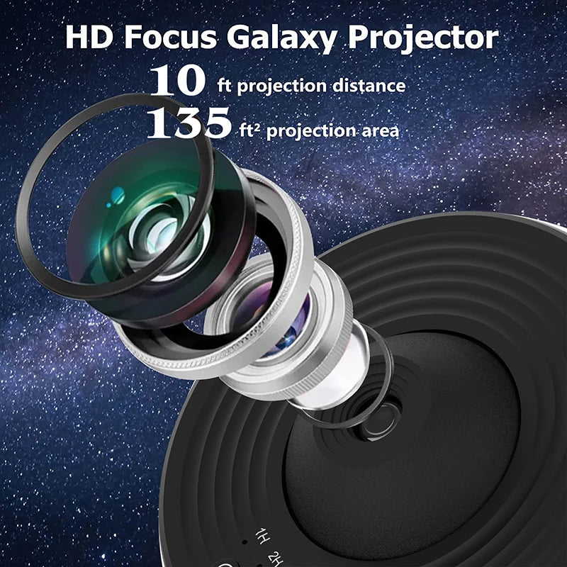 Proyector de cielo galactico giratorio 360°